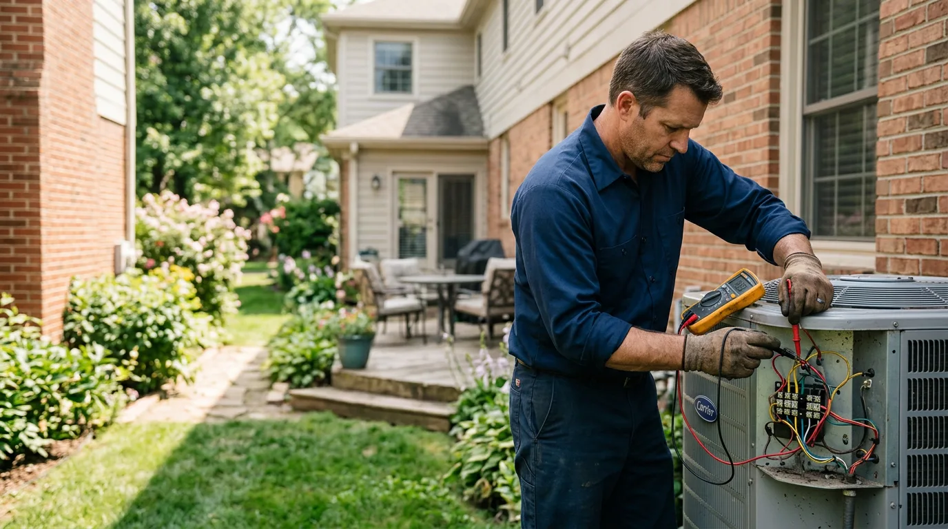 HVAC technician working near Tylertown, MS